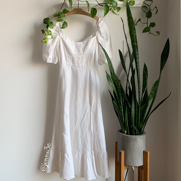 ❌[SOLD]❌Reformation Belgium Dress || White - Picture 14 of 16
